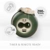 imageLuminara Gnome Figural Flameless LED Candle  Green 22quot x 6quot  Battery Operated Christmas Winter Decoration Real Wax Unscented Home Decor IndoorGreen