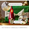 imageLuminara Gnome Figural Flameless LED Candle  Green 22quot x 6quot  Battery Operated Christmas Winter Decoration Real Wax Unscented Home Decor IndoorRed