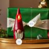 imageLuminara Gnome Figural Flameless LED Candle  Green 22quot x 6quot  Battery Operated Christmas Winter Decoration Real Wax Unscented Home Decor IndoorRed