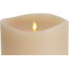 imageLuminara Grand Pillar Flameless LED Candle Ivory 625quot x 15quot Battery Operated Real Wax wTimer Moving Flame Realistic Unscented Home Decor Safe625x106inch