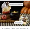 imageLuminara Green Potion Flameless LED Candle Cauldron Frosted Matt Black Painted Halloween Decoration Moving Flame Candle 57quot x 425quot