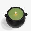 imageLuminara Green Potion Flameless LED Candle Cauldron Frosted Matt Black Painted Halloween Decoration Moving Flame Candle 57quot x 425quot