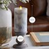 imageLuminara Realistic Artificial Flame Marble Candles  Moving Flame LED Battery Operated Lights  Unscented  Remote Ready Not Included 325quot x 65quot