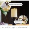 imageLuminara Realistic Artificial Moving Flame Pillar Candle  Moving Flame LED Battery Operated Lights  Unscented  Remote Ready  Remote Sold Separately  Ivory  3quot x 45quot