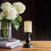 imageLuminara Realistic Artificial Moving Flame Pillar Candle  Moving Flame LED Battery Operated Lights  Unscented  Remote Ready  Remote Sold Separately  Ivory  3quot x 45quot