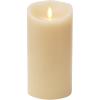 imageLuminara Flameless Candles Pillar Vanilla Scented Ivory Real Wax Moving Flame Effect 35quotx7quot