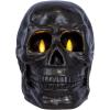 imageLuminara Flameless Hallooween Decor  Skeleton Figural LED Candle Natural Color Ivory 374quot x 425quot Real Wax Moving Flame Battery Operated wTimerLarge Dual Moving Flame