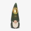 imageLuminara Gnome Figural Flameless LED Candle  Green 22quot x 6quot  Battery Operated Christmas Winter Decoration Real Wax Unscented Home Decor IndoorGreen