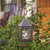 imageLuminara  Outdoor Decorative Lantern ampamp Shepherds Hook  Black  Pack of 16x115  Weatherproof Metal ampamp Glass Construction  BatteryFree DesignBronze