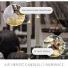 imageLuminara Black Single Wax Drip Flameless Candle Tapers 1 x 95 inch Moving Flame LED Candle Unscented Real Wax with Dripped Top Timer Function Table Mantel Holiday DecorationWhiteSingle