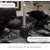 imageLuminara Gothic Skull Candle Holder  Black 375quot x 425quot  Fits 1quot W LED Candlestick  Halloween Day of Dead Home Decoration  Victorian StyleBlack Day of The Dead