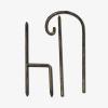 imageLuminara Heritage Lantern ampamp Shepherds Hook Hanger  Metal ampamp Glass Plastic Free  No Batteries  Use wLuminara Outdoor Flameless Flickering Candles Sold Separately  12quot x 6quot x 38quot  BlackBronze