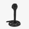 imageLuminara Wrought Iron Snake Taper Candlestick Holder  Vintage Black Antique Design  5quot  Home Decor Centerpiece  Traditional Table DecorationBlack