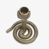 imageLuminara Wrought Iron Snake Taper Candlestick Holder  Vintage Black Antique Design  5quot  Home Decor Centerpiece  Traditional Table DecorationBrass