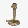 imageLuminara Wrought Iron Snake Taper Candlestick Holder  Vintage Black Antique Design  5quot  Home Decor Centerpiece  Traditional Table DecorationBrass