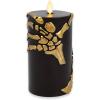 imageLuminara Skeleton Hands Flameless LED Candle Black ampamp Gold 3quot x 65quot Moving Flame Pillar Battery Operated Timer Real Wax Halloween Gothic Home DecorSkeleton Hands