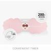 imageLuminara Flameless Home Decor  Pastel Crystal Rose Rainbow LED Candle Blue 66quot x 43quot Realistic Moving Flame Battery Operated wTimer Indoor Use