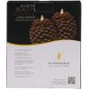 imageLuminara Pine Cone Candles Flameless Candles Unscented Brown with Timer