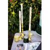 imageKoyal Wholesale Vintage Gold Mixed Taper Holders Set of 10 Mismatched Candlesticks Set Bohemian Decorative Candle SetGold