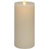 imageLuminara  Flameless LED Battery Operated Flickering Pillar Candles  Ivory  Pack of 1 38quot x 72quot  Realistic Moving Flame Real Wax IndoorOutdoor86inch