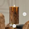imageLuminara Embedded Birch Twigs Flameless LED Candle 35quot x 65quot Moving Flame Real Wax Unscented Battery Operated Decorative Home Lighting Safe35 x 65