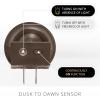 imageLuminara Flameless Candle Bronze Nightlight with Motion Sensor  Set of 2  Plugin Night LED Light with Patented RealFlame Effect Technology  Safe for Kids and Pets  Auto Dusk to Dawn