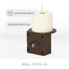 imageLuminara Flameless Candle Bronze Nightlight with Motion Sensor  Set of 2  Plugin Night LED Light with Patented RealFlame Effect Technology  Safe for Kids and Pets  Auto Dusk to Dawn