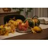imageLuminara Flameless Fall Harvest Decor  Turkey Figural LED Candle Natural Color Adobe 53quot x 75quot Real Wax Moving Flame Battery Operated wTimerAdobe Turkey