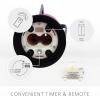 imageLuminara Heritage Lantern with Outdoor Flameless Candle and Remote 95inch Black