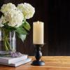 imageLuminara Realistic Artificial Moving Flame Pillar Candle  Moving Flame LED Battery Operated Lights  Unscented  Remote Ready  Remote Sold Separately  Ivory  3quot x 65quot