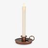 imageLuminara  Flameless LED Battery Operated Flickering Window Taper Candle  Ivory  1quot x 975quot Realistic Flame Real Wax Unscented Indoor Outdoor