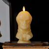 imageLuminara Disneys The Haunted Mansion Flameless LED Candle Male Staring Statue FiguralMale Staring Statue