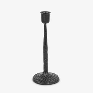imageLuminara Wrought Iron Taper Candlestick Holder  Vintage Antique Black 825quot Home Decor Elegant Dining Table Centerpiece for Moving Flame Candles