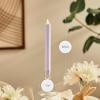 imageLuminara  Flameless Battery Operated Taper Candle  Irish Cream  Pack of 11x95  LED Flickering Flame  Realistic Safe for Home Kids and PetsGentle Lavender