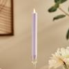 imageLuminara  Flameless Battery Operated Taper Candle  Irish Cream  Pack of 11x95  LED Flickering Flame  Realistic Safe for Home Kids and PetsGentle Lavender