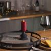 imageLuminara Classic Slim Flameless LED Candle Burgundy 2quot x 425quot Battery Operated Moving Flame Pillar wTimer Safe Realistic Wax Candle Home DecorBurgundy