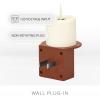 imageLuminara Flameless Candle Black Nightlight with Motion Sensor  Plugin Night LED Light with Patented RealFlame Effect Technology  Safe for Kids and Pets  Auto Dusk to DawnBaked Clay