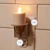 imageLuminara Flameless Candle Black Nightlight with Motion Sensor  Plugin Night LED Light with Patented RealFlame Effect Technology  Safe for Kids and Pets  Auto Dusk to DawnWarm Taupe