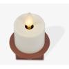 imageLuminara Flameless Candle Black Nightlight with Motion Sensor  Plugin Night LED Light with Patented RealFlame Effect Technology  Safe for Kids and Pets  Auto Dusk to DawnBaked Clay