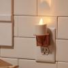 imageLuminara Flameless Candle Black Nightlight with Motion Sensor  Plugin Night LED Light with Patented RealFlame Effect Technology  Safe for Kids and Pets  Auto Dusk to DawnBaked Clay
