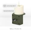 imageLuminara Flameless Candle Black Nightlight with Motion Sensor  Plugin Night LED Light with Patented RealFlame Effect Technology  Safe for Kids and Pets  Auto Dusk to DawnLoden Green