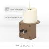imageLuminara Flameless Candle Black Nightlight with Motion Sensor  Plugin Night LED Light with Patented RealFlame Effect Technology  Safe for Kids and Pets  Auto Dusk to DawnWarm Taupe