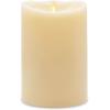 imageLuminara Flameless Pillar Candle  Moving Flame LED Battery Operated Lights with Real Vanilla Scented Wax  Remote Ready  Remote Sold Separetely  Ivory White  35quot x 5quot