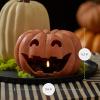 imageLuminara JackoLantern Pumpkin Tealight Holder  Orange 10quot x 675quot  Halloween Dry Brush Resin Fall Home Autumn Harvest Festival Party Decor998437