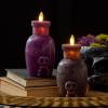 imageLuminara Poison Bottle Flameless LED Candle Imperial Purple Wax Battery Operated Moving Flame Halloween Decor with Timer Spooky Home DecorationChocolate Torte