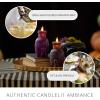 imageLuminara Poison Bottle Flameless LED Candle Imperial Purple Wax Battery Operated Moving Flame Halloween Decor with Timer Spooky Home DecorationChocolate Torte