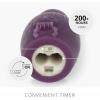imageLuminara Poison Bottle Flameless LED Candle Imperial Purple Wax Battery Operated Moving Flame Halloween Decor with Timer Spooky Home DecorationImperial Purple