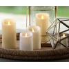 imageLuminara Realistic Artificial Flame Classic Pillar Candle  Moving Flame LED Battery Operated Lights  Vanilla Scented  Remote Ready  3quot x 85quot