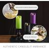 imageLuminara Set of 3 Halloween MultiColor and Size Flameless LED Candle Pillars with 10Button Remote Control Scalloped Edge Unscented Real Wax Timer