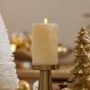 imageLuminara White Swan Embossed Trees Flameless LED Candle 32quot x 65quot Moving Flame Safe Timer Feature Real Wax Battery Operated Home DcorWhite Swan Snowflake